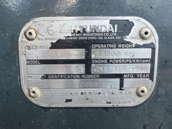 Used heavy machinery Hyundai R300NLC-9A Kettenbagger
